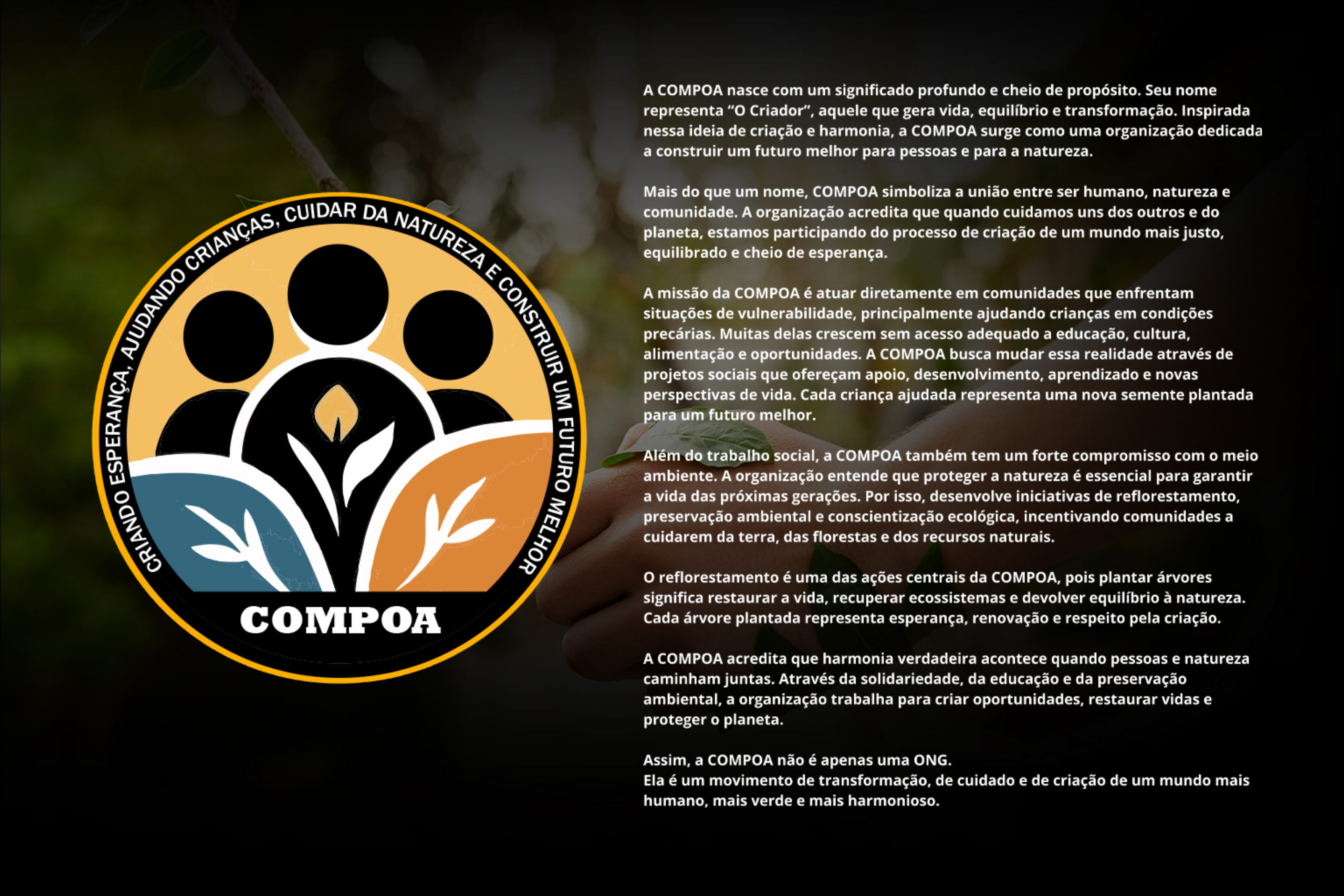 Apresentação institucional da COMPOA