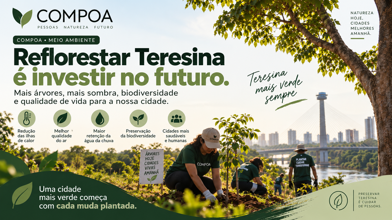 Imagem de capa de Reflorestar Teresina é investir no futuro: árvores podem transformar a cidade